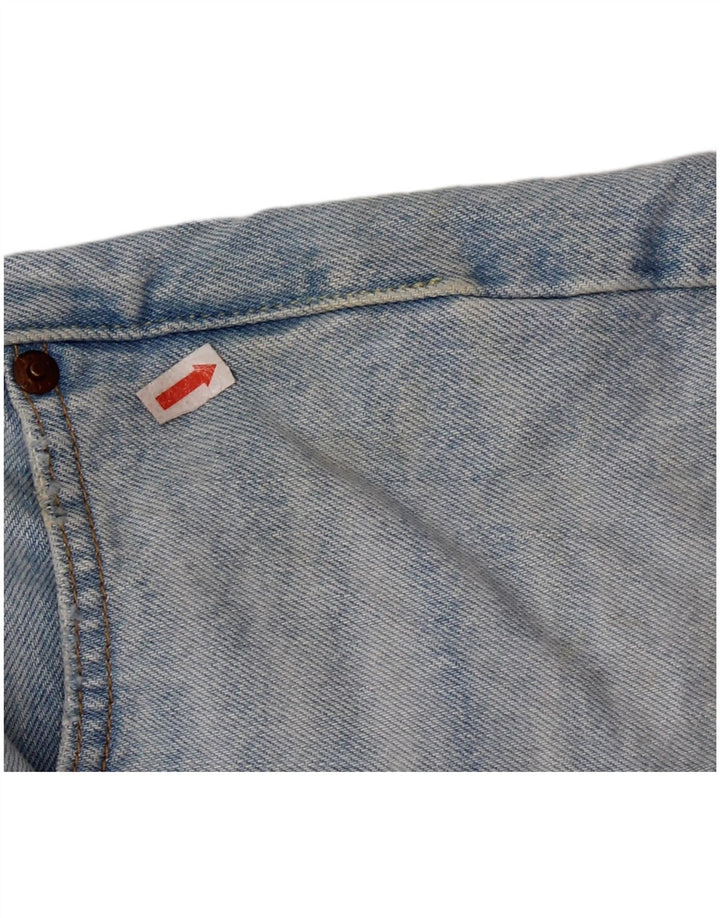 LEVI'S Womens 501 Distressed Denim Shorts W28 Medium Blue Bomuld