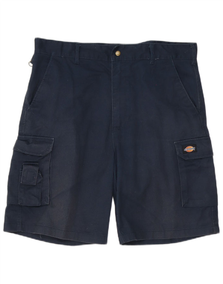 Dickies Mens Cargo Shorts W36 Large  Navy Blue Polyester