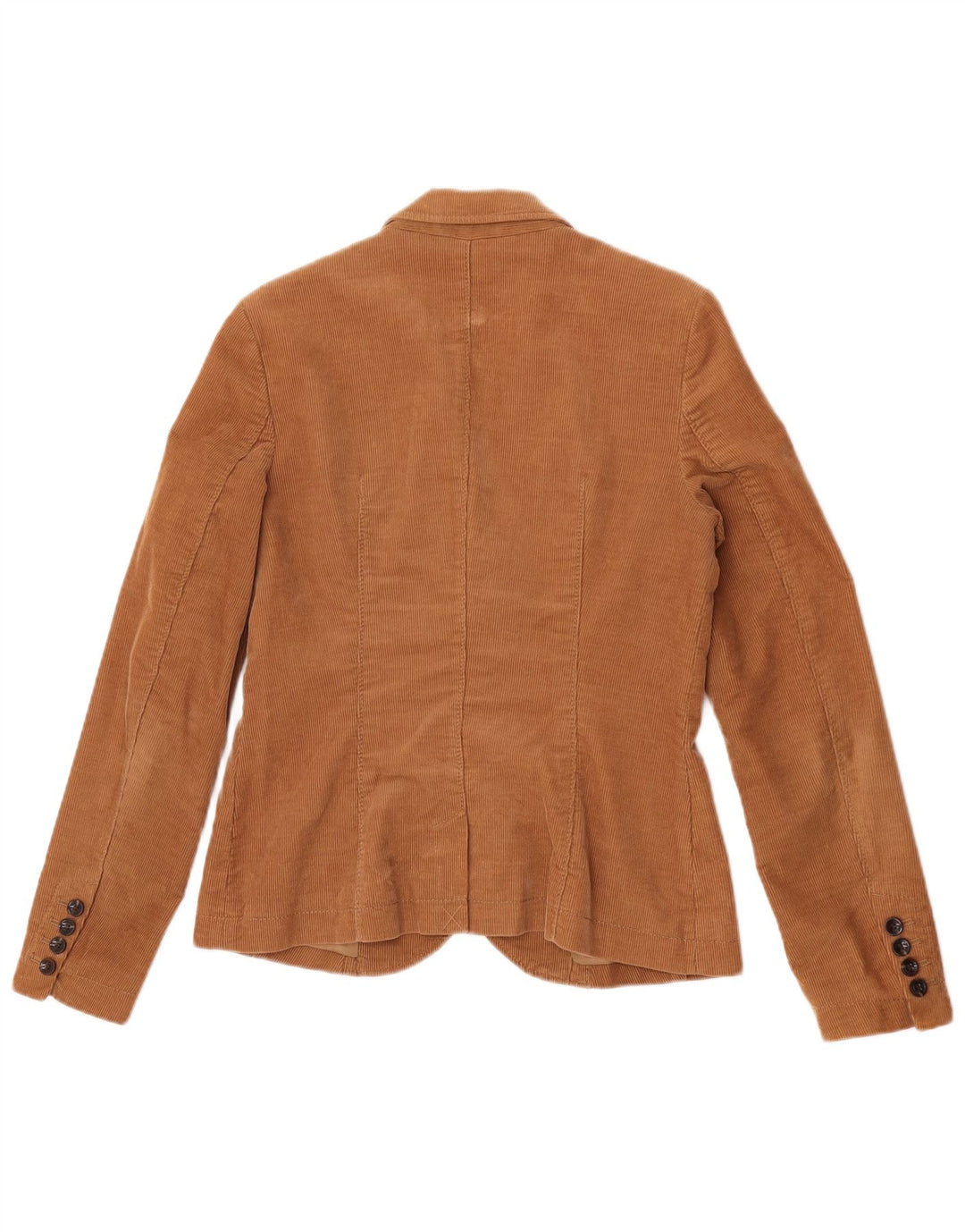 Esprit Veste blazer en velours côtelé à 2 boutons pour femme UK 12 Marron moyen Coton