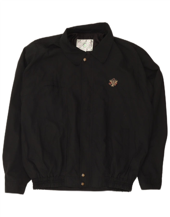 Vintage Herren Bomberjacke UK 42 XL Schwarz