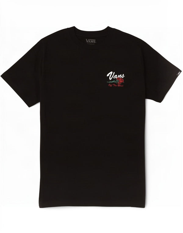 Vans Mens Classic Fit Graphic T-Shirt Top Small Black Cotton