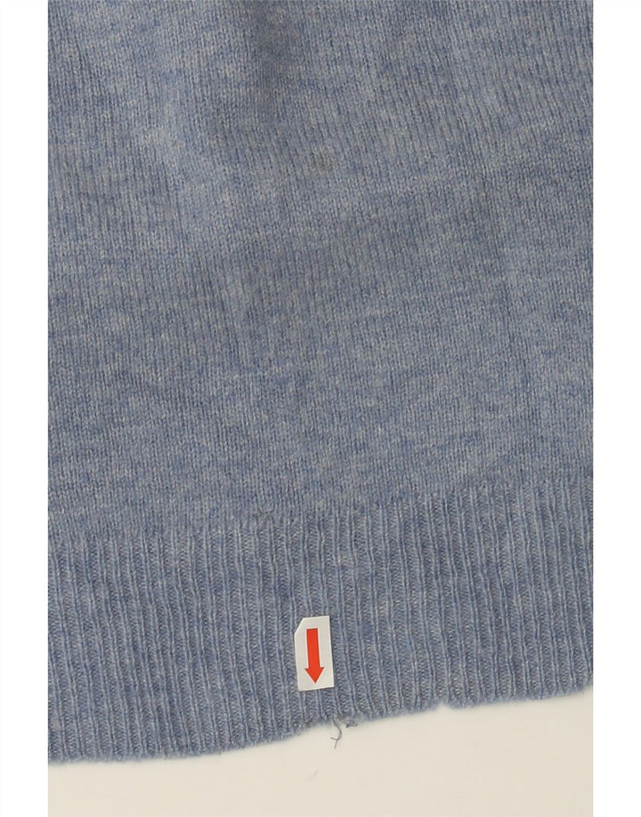 Marks & Spencer Mens Blue Harbour V-Neck Jumper Sweater Medium Blue