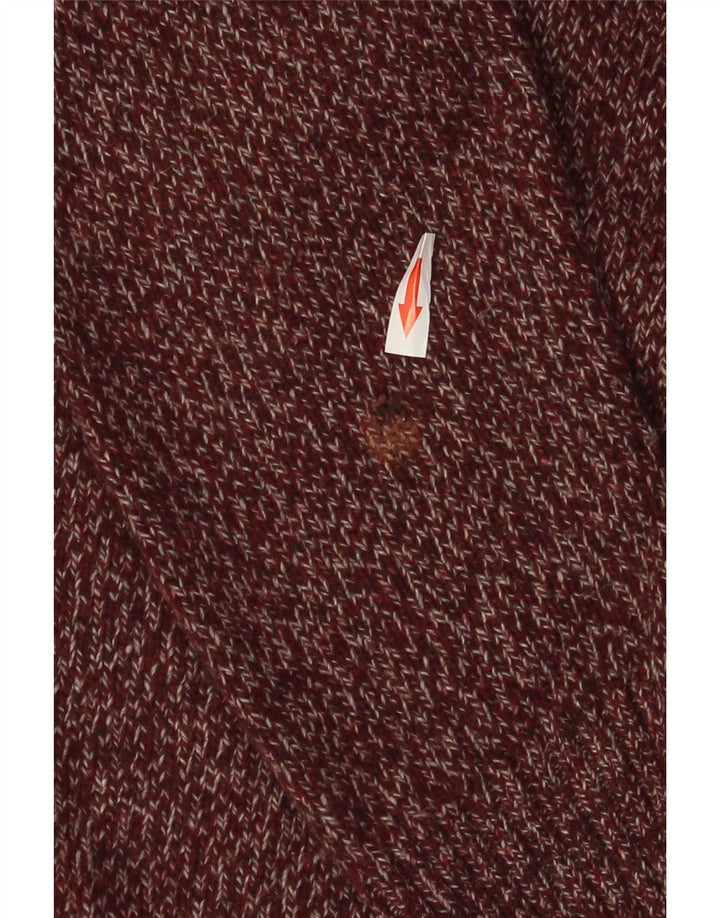 Barbour Herre Crew Neck trøje Sweater Medium Burgundy Uld