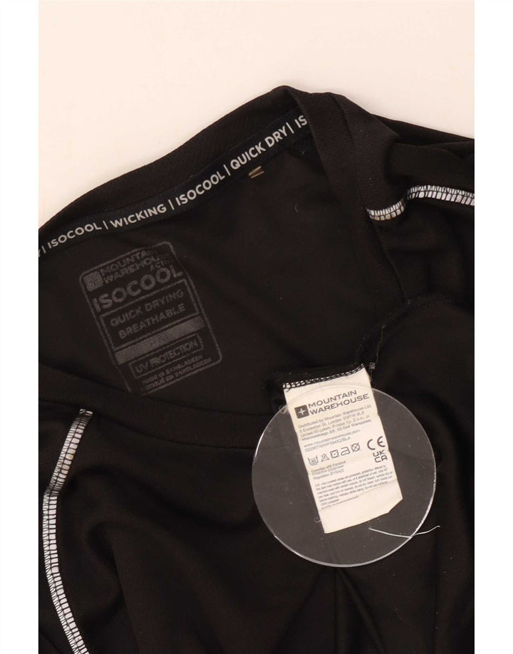 Mountain Warehouse T-Shirt Homme Haut Large Noir Polyester