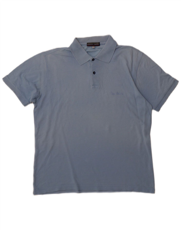 PIERRE CARDIN Poloshirt til mænd Medium blå bomuld