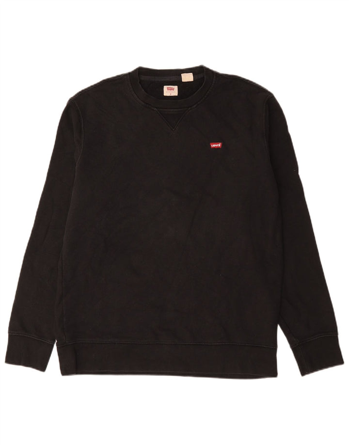 Levi's Sweatshirt til mænd mellem sort bomuld