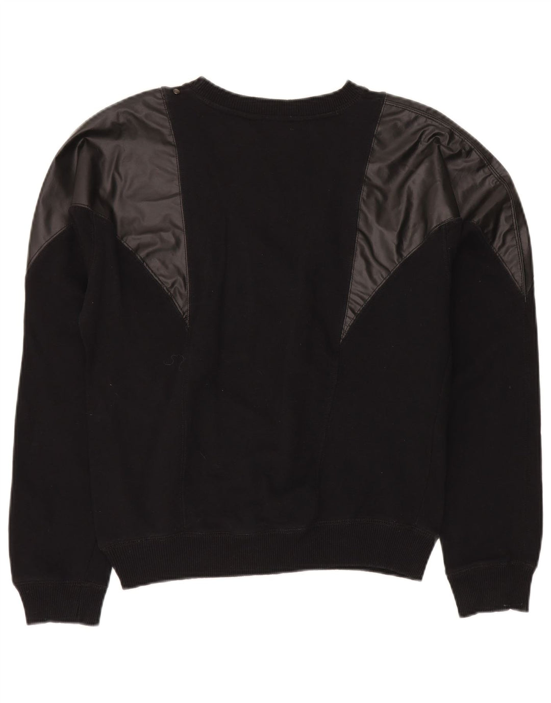 Diesel Womens Sweatshirt Jumper UK 14 Medium Black Cotton