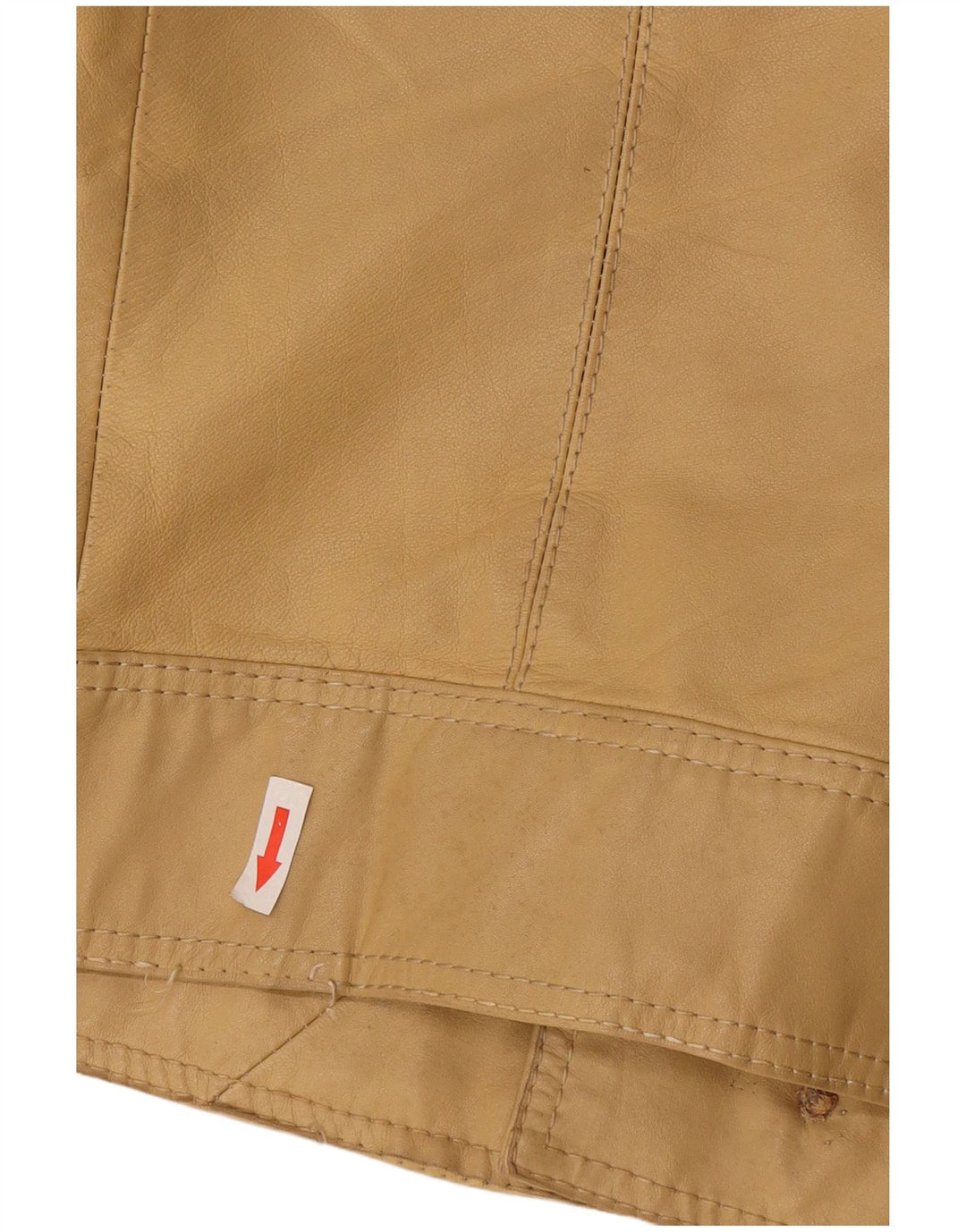 Vintage kvinde bomberjakke UK 10 Small Beige