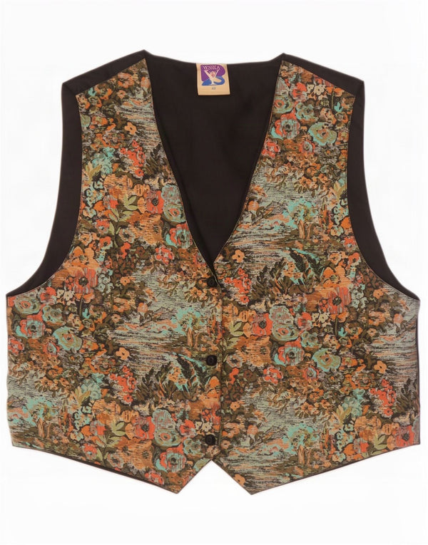 Yessica Femme By C&A Gilet EU 46 XL Viscose Florale Multicolore