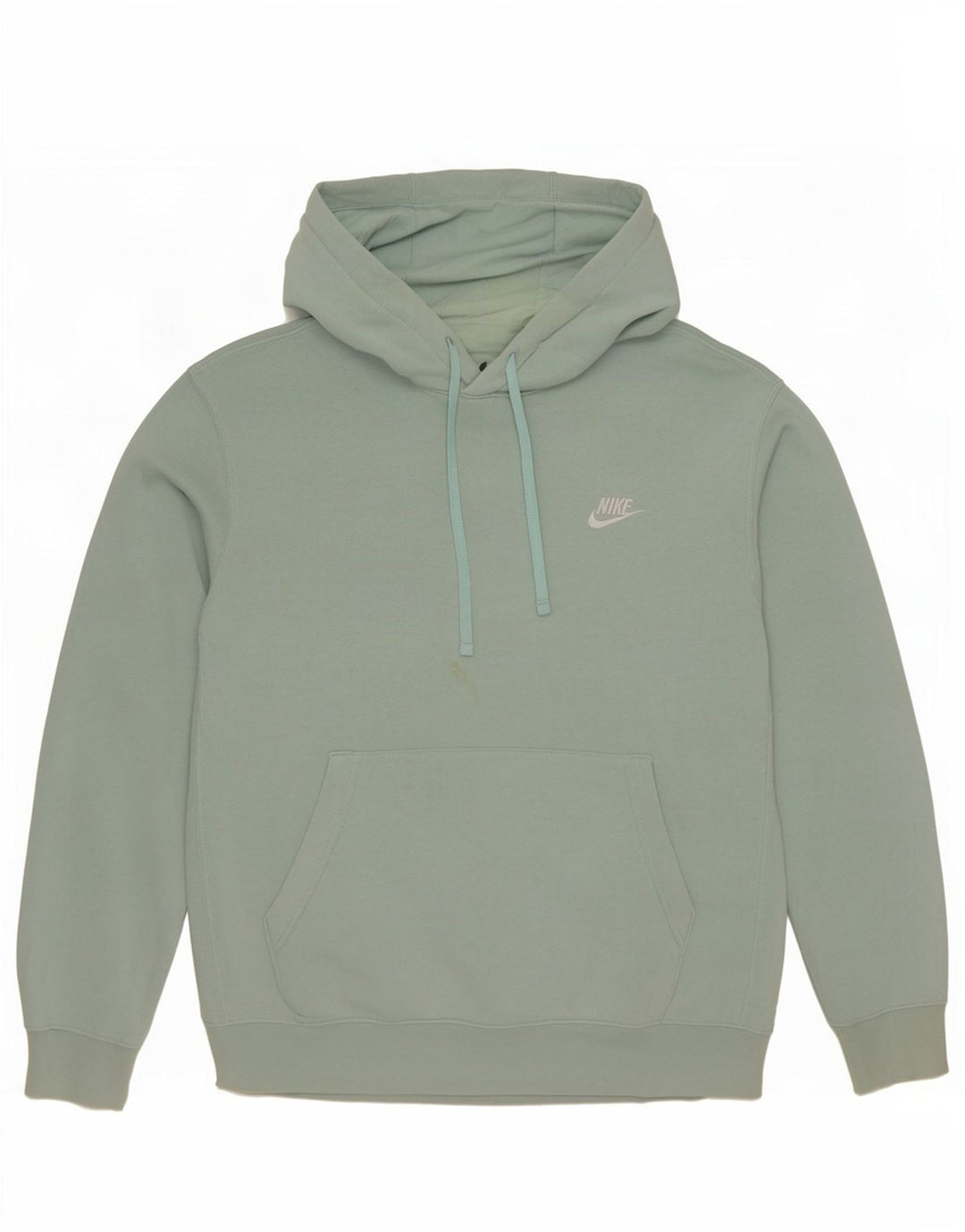 Nike Mens Hoodie Jumper Médio Algodão Verde