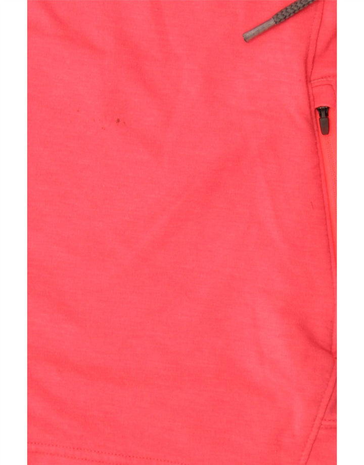 Under Armour Womens Roll Neck Sweatshirt Jumper UK 10 Small Pink Polyester