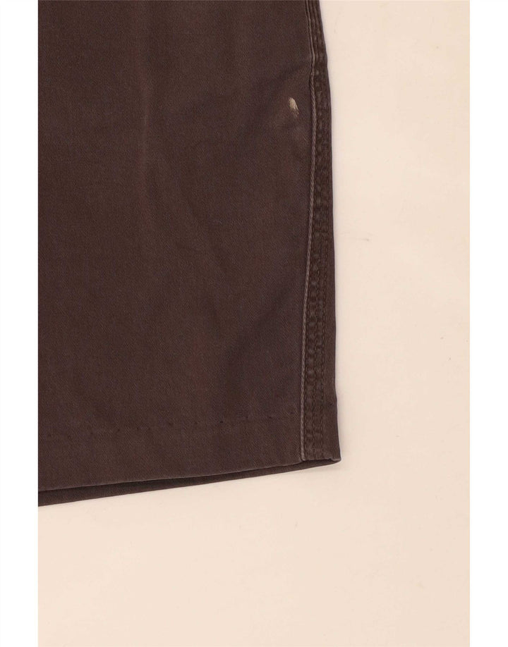Vintage Womens Chino Shorts W28 Medium Grey Cotton