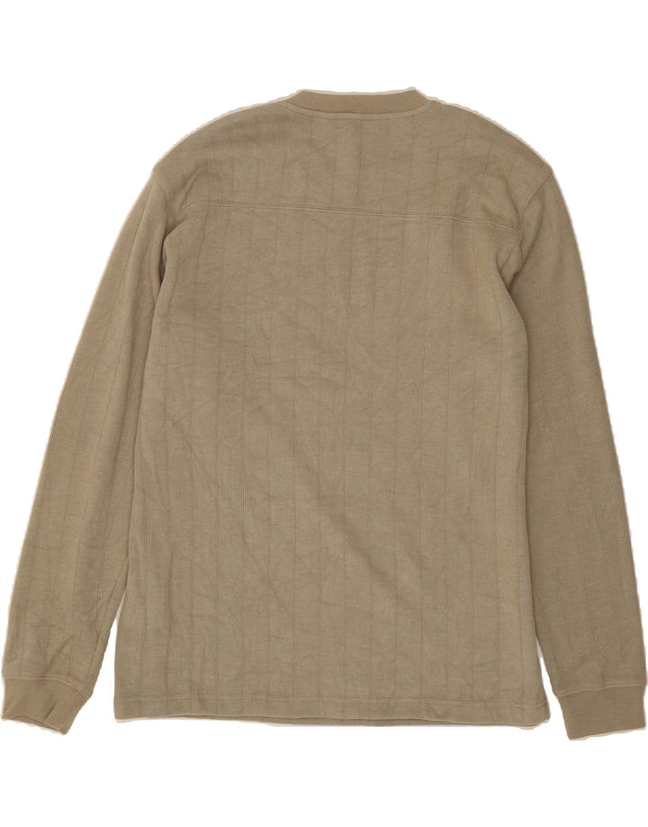 COLUMBIA Mens V-Neck Jumper Sweater XL Grey Cotton Vintage Columbia and Second-Hand Columbia from Messina Hembry 