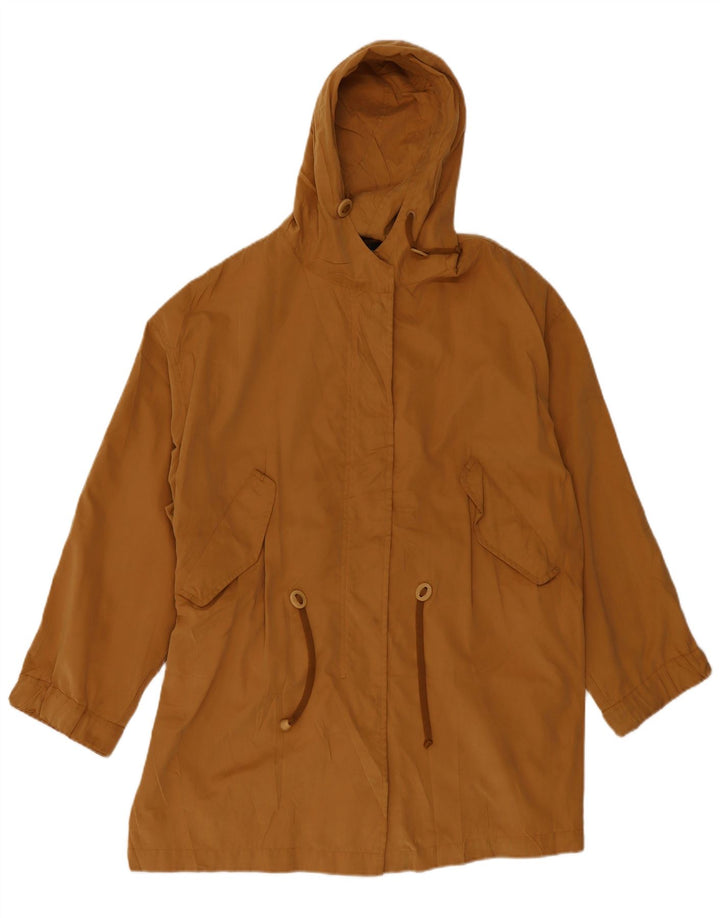 BELFE & BELFE Womens Oversized Hooded Raincoat IT 44 Medium Beige