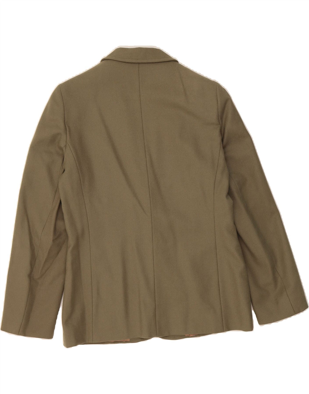 MAX PIERRE Womens 2 Button Blazer Jacket UK 14 Large Khaki New Wool Vintage Max Pierre and Second-Hand Max Pierre from Messina Hembry 