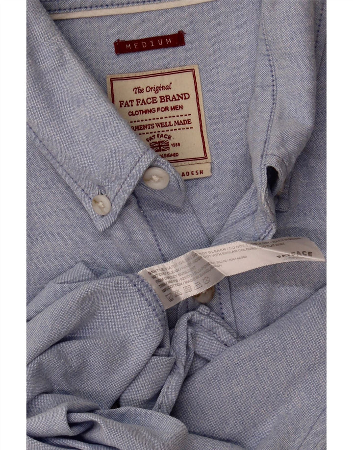 Fat Face Mens Shirt Medium Blue Cotton