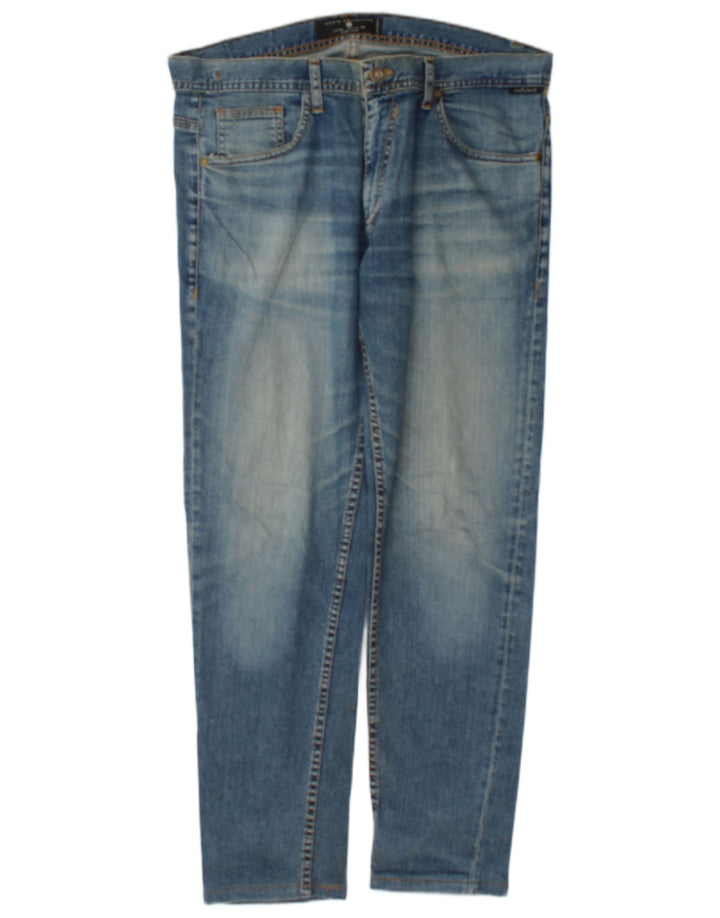 Zara Mens Slim Jeans EU 44 Large W34 L30 Blue