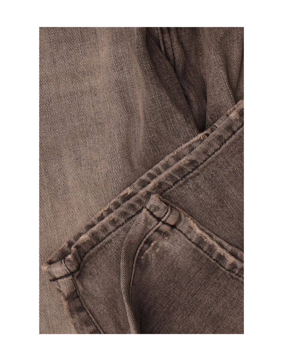 Zara Mens Straight Jeans EU 38 Small W38 L35 Grey Cotton