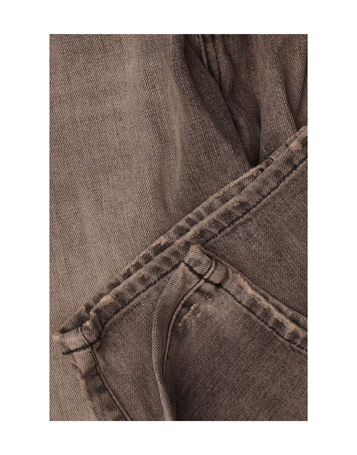 Zara Mens Straight Jeans EU 38 Small W38 L35 Grey Cotton