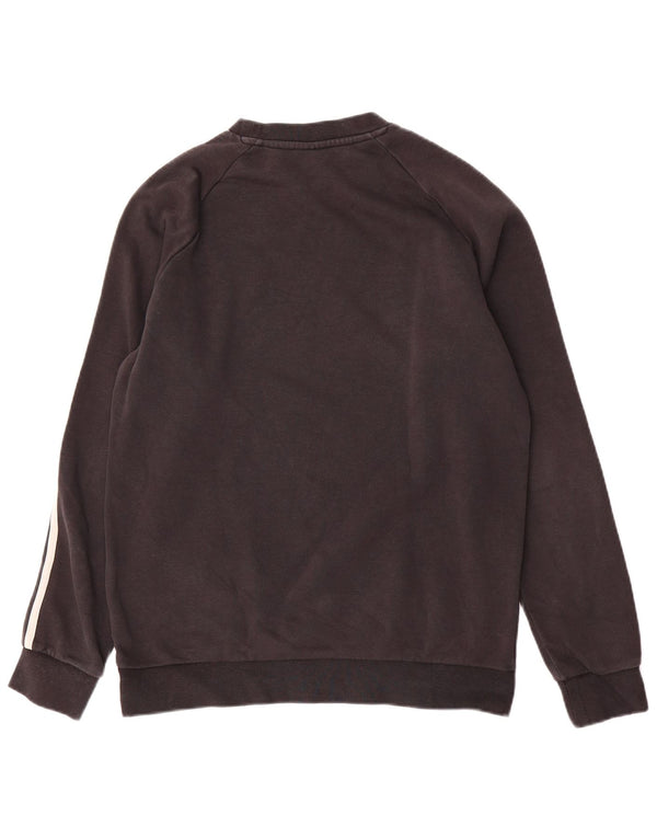 Adidas Sweatshirt-trøje til mænd, lille sort bomuld