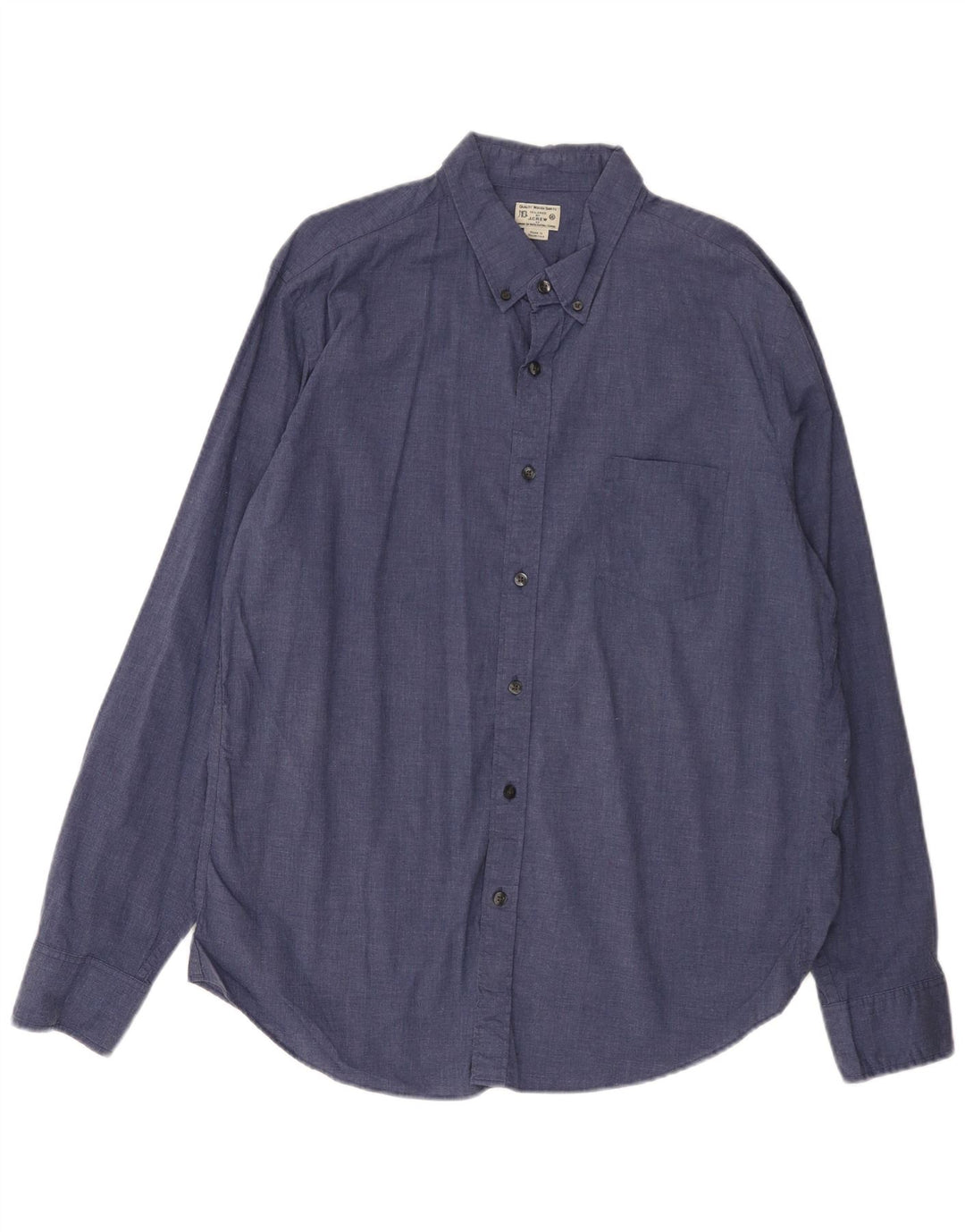 J. CREW Mens Shirt XL Blue Cotton