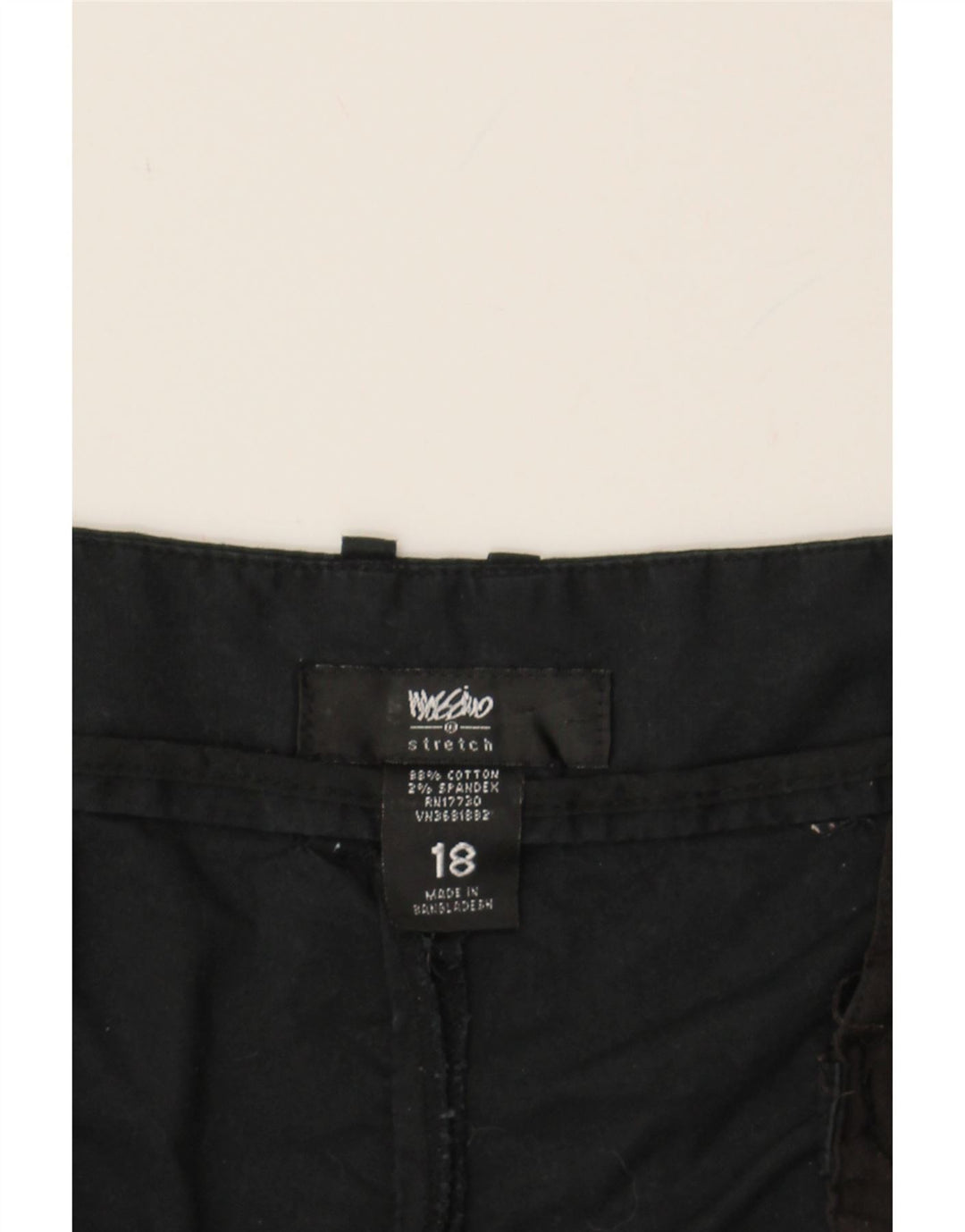 MOSSIMO Womens Chino Shorts US 18 2XL W42  Black Cotton Vintage Mossimo and Second-Hand Mossimo from Messina Hembry 