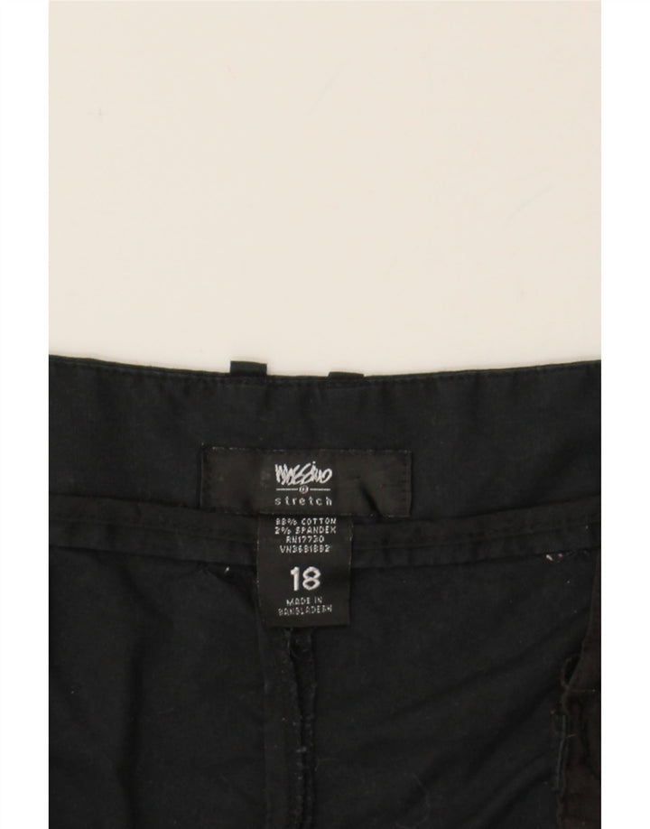 MOSSIMO Womens Chino Shorts US 18 2XL W42  Black Cotton Vintage Mossimo and Second-Hand Mossimo from Messina Hembry 