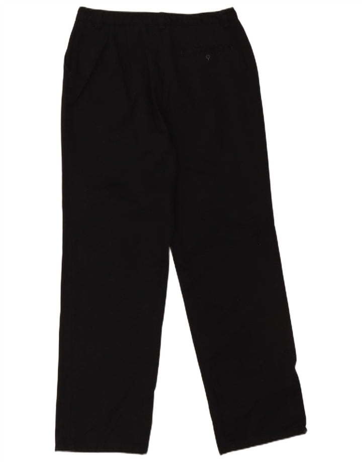 Pantaloni chino dritti da donna EDDIE BAUER EU 40 medio W30 L30 neri