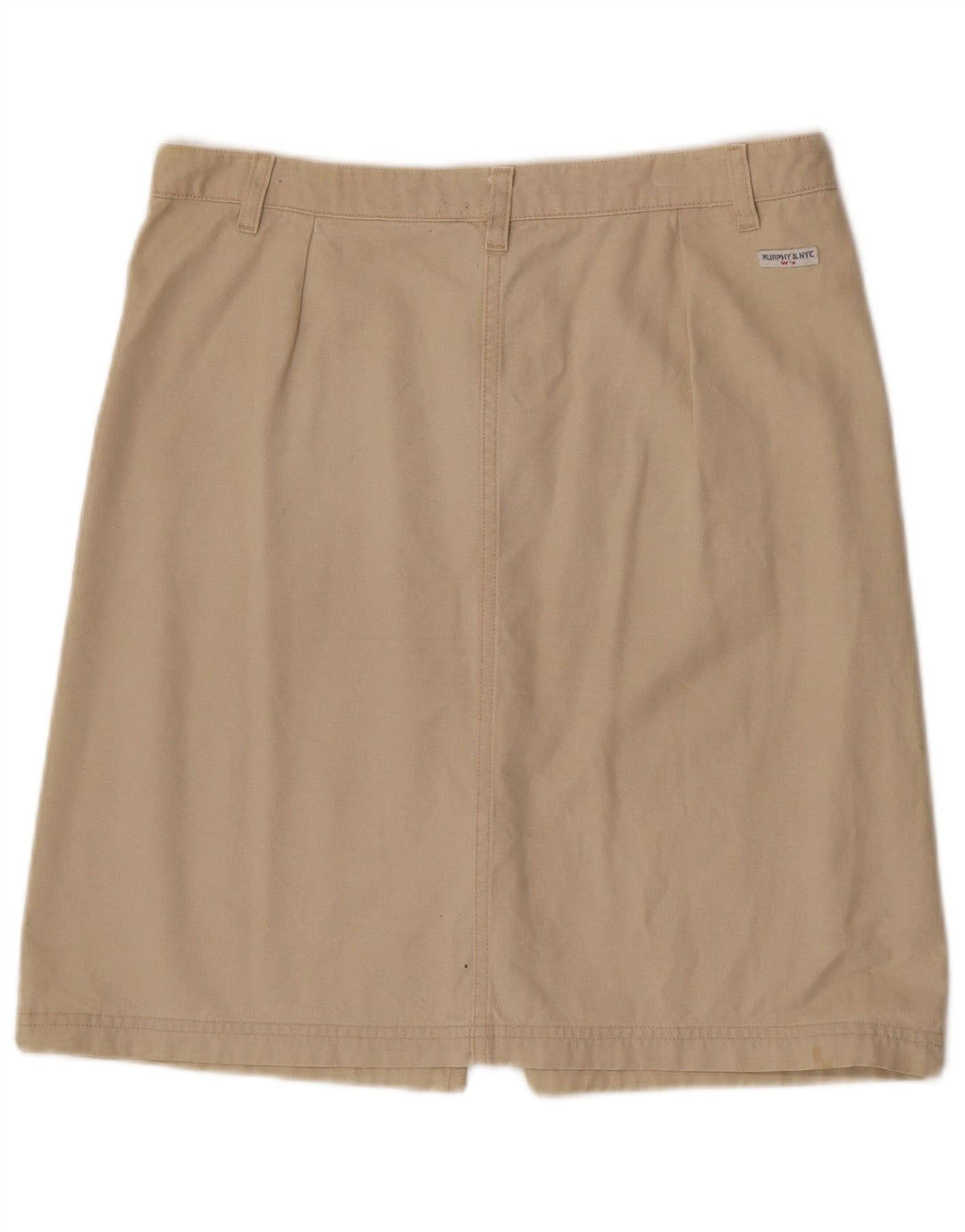 Gonna dritta da donna Murphy & Nye W30 cotone beige medio