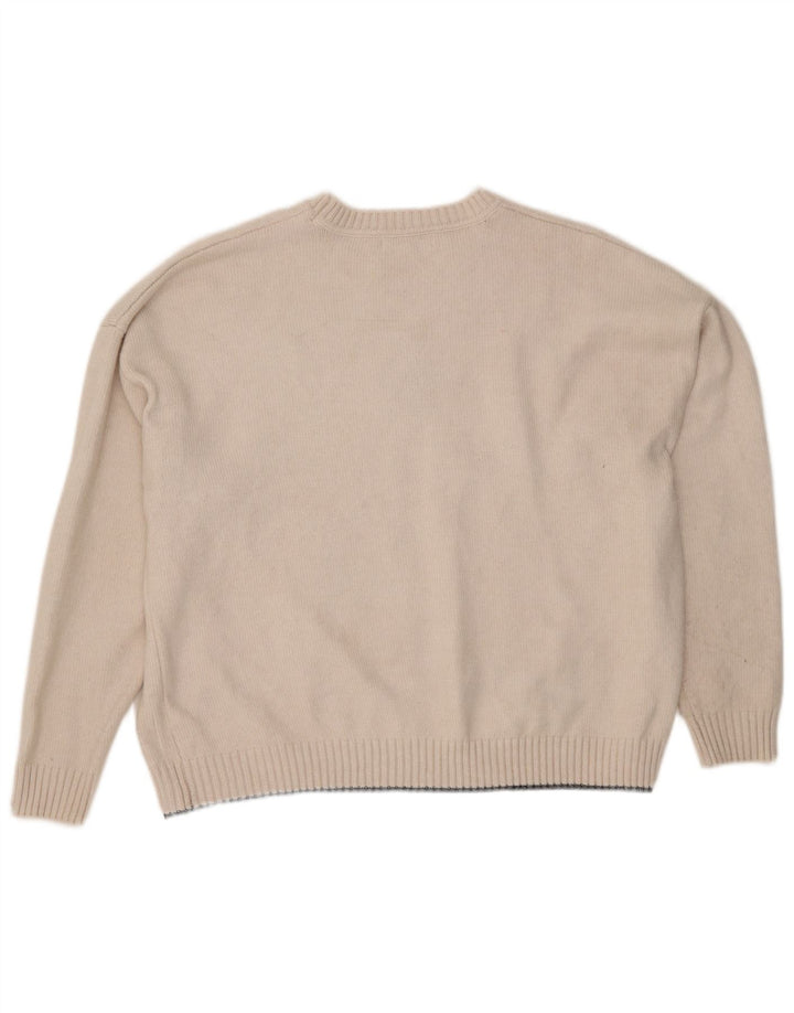Marks & Spencer Dame abstrakt mønster sweater med rund hals, UK 18 XL B
