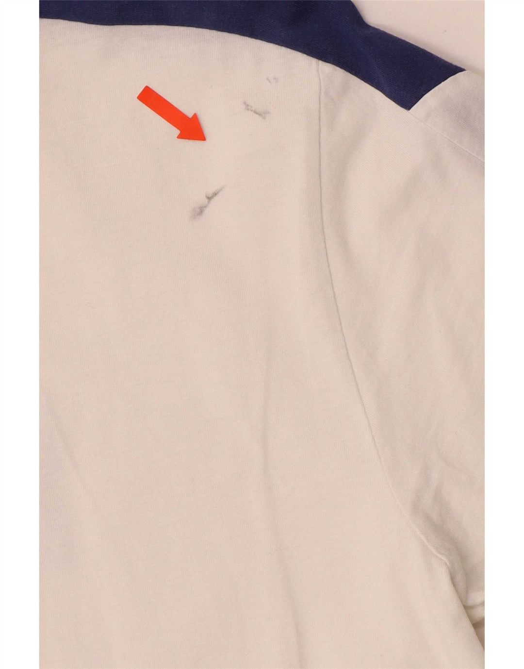 Puma Mens Graphic T-Shirt Top Medium White Colourblock Cotton
