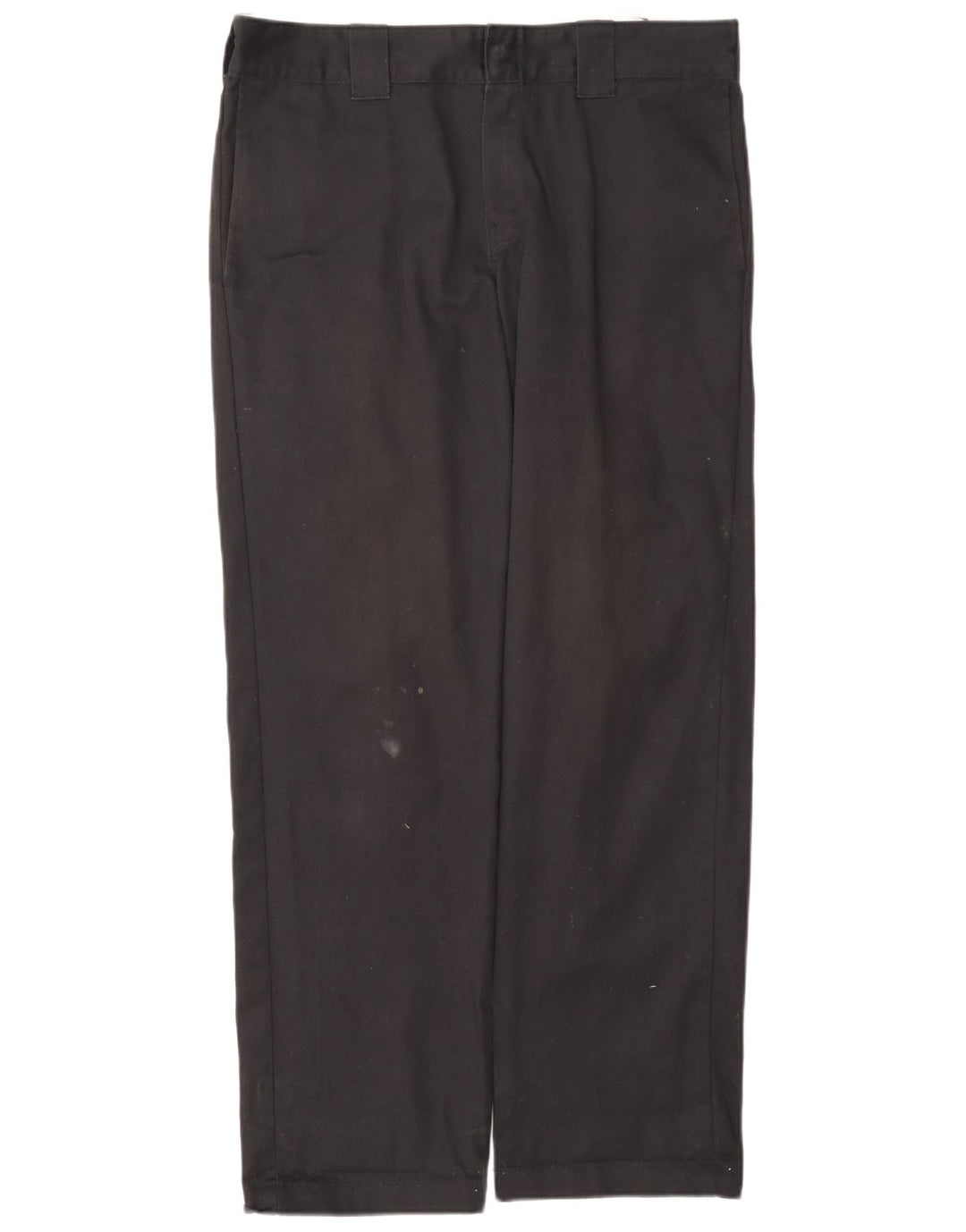 Dickies Mens Slim Straight Chino Trousers W32 L32 Black Polyester