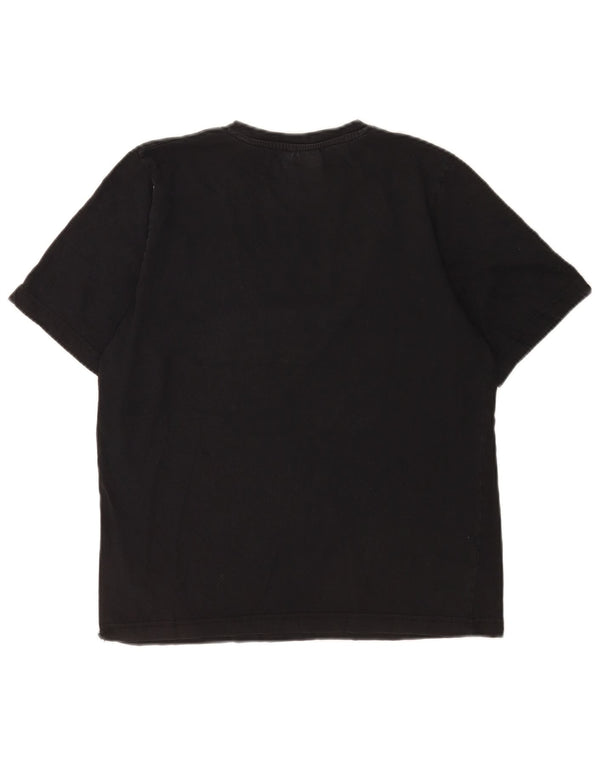 Kappa Mens Graphic T-Shirt Top Small Black