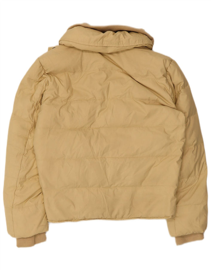 Giacca imbottita da donna Calvin Klein Jeans UK 14 Poliestere beige medio
