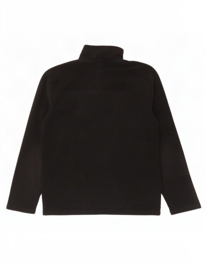 The North Face Herren-Fleecepullover mit Reißverschluss am Hals, Mittelschwarzes Polyester
