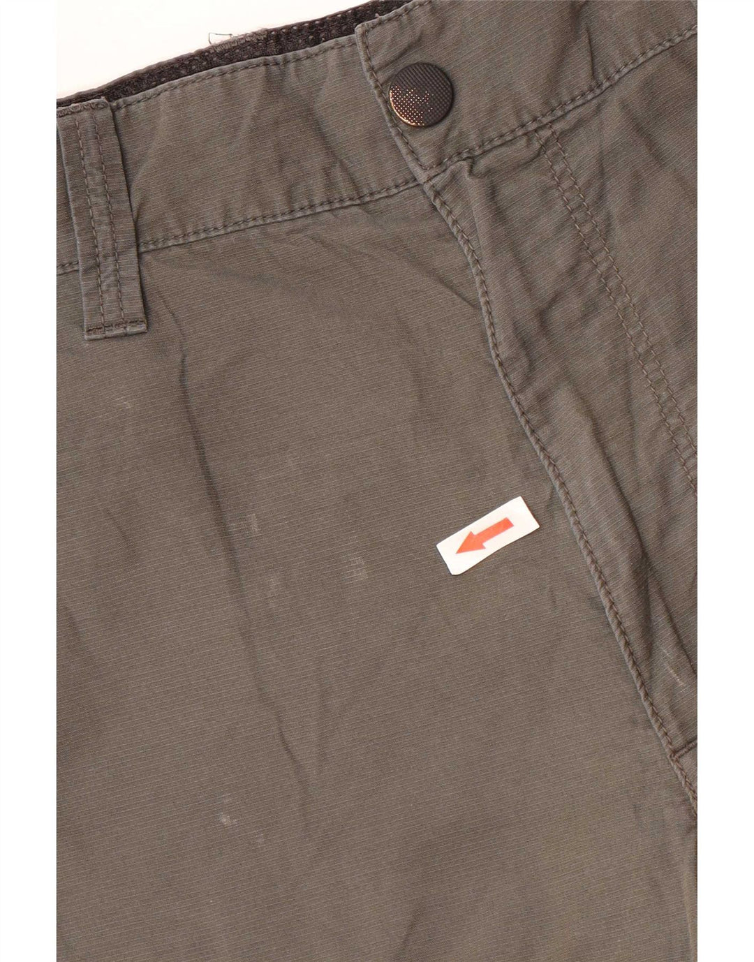 Marks & Spencer Mens Cargo Shorts W34 Large Khaki Cotton