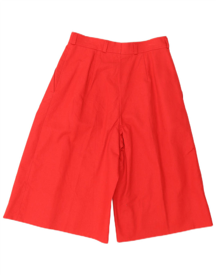 VINTAGE Womens Pegged Bermuda Shorts W26 L14 Red