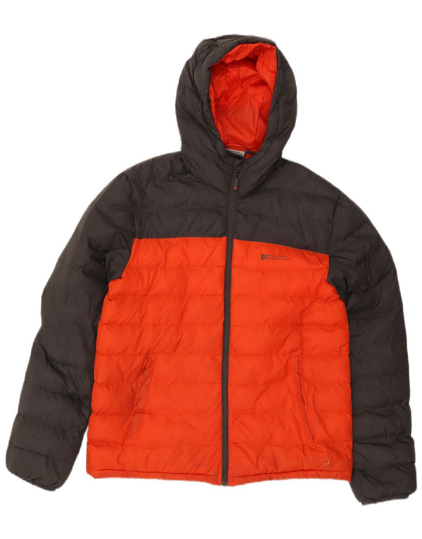 Mountain Warehouse Veste matelassée à capuche pour homme UK 38 Gris moyen Colourblock