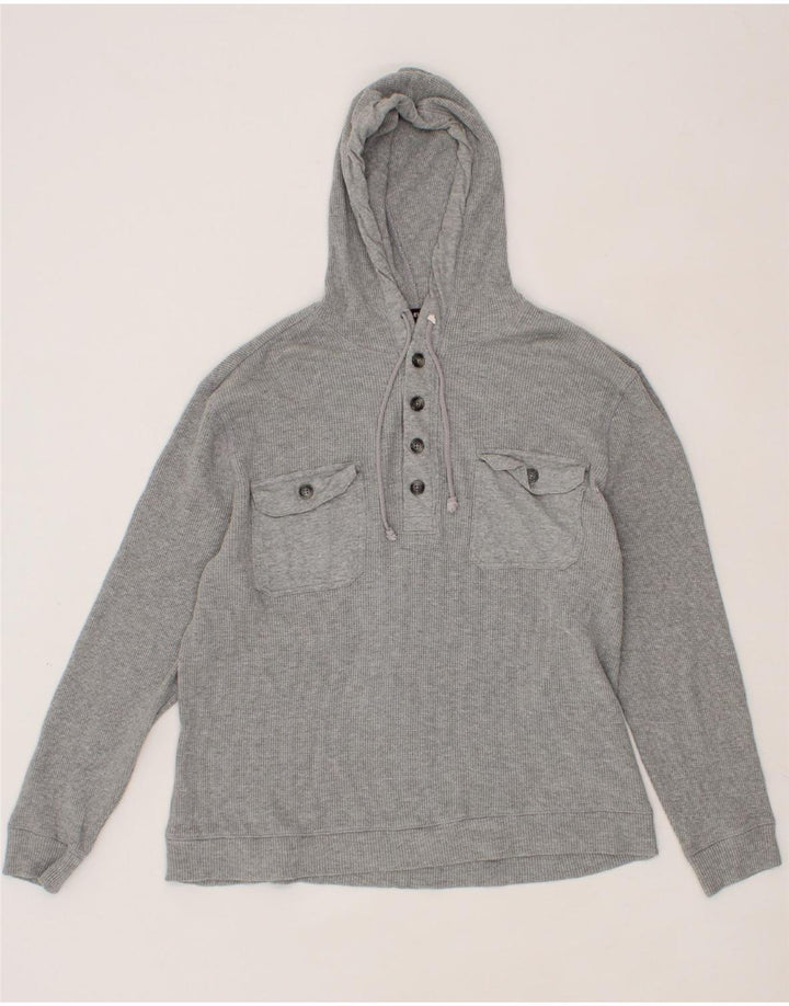 MICHAEL KORS Womens Hooded Jumper Sweater UK 18 XL Grey Cotton Vintage Michael Kors and Second-Hand Michael Kors from Messina Hembry 