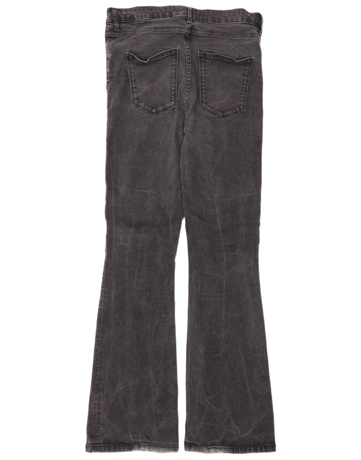 Женские расклешенные джинсы Zara EU 44 XL W34 L34 Серые