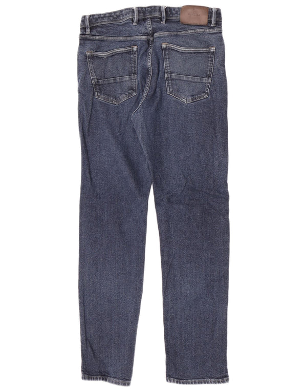 Massimo Dutti Mens Slim Jeans W31 L29 Blue Cotton