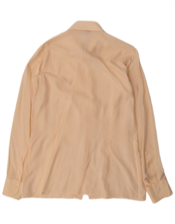 Vintage Mens Shirt Size 37 14 1/2 Small Beige