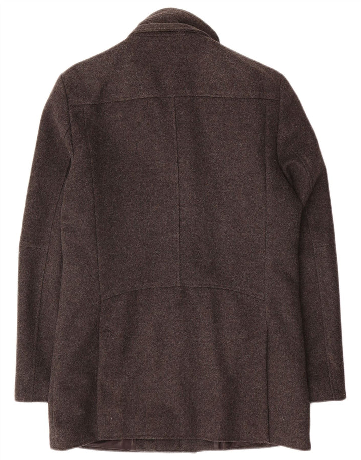 Sobretudo masculino Reiss UK 38 lã cinza médio