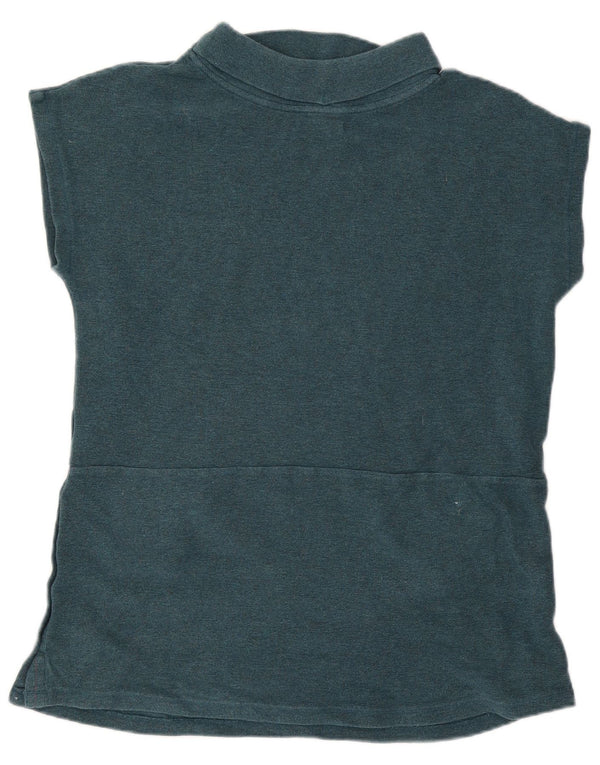 White Stuff Dame ærmeløs bluse Top UK 12 Medium Green Bomuld