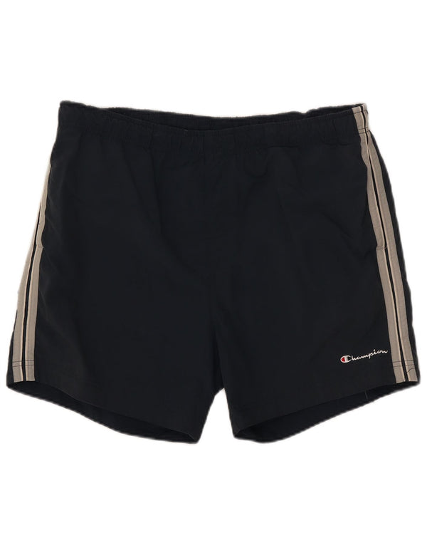 Champion Mens Swimming Shorts 2XL Navy Blue Colourblock