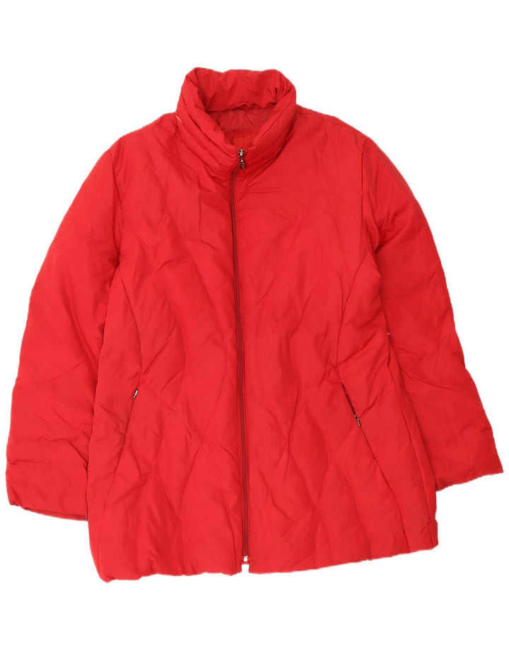 Esprit Damen Wattierte Jacke UK 18 XL Rot Polyester