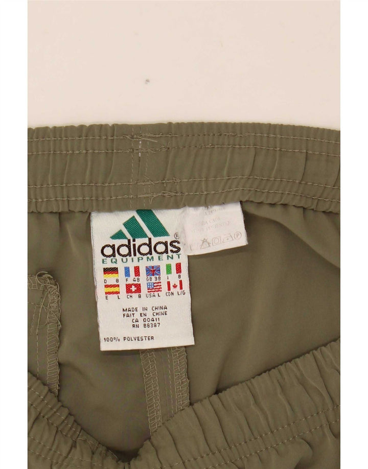 Pantaloncini sportivi da uomo Adidas XL poliestere kaki