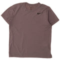 Nike Mens Dri Fit T-Shirt Top Medium Grey Flecked Polyester