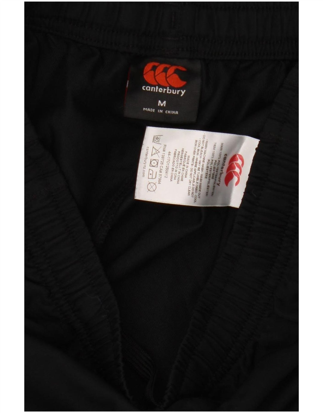 Canterbury Mens Sport Shorts Medium Black Polyester