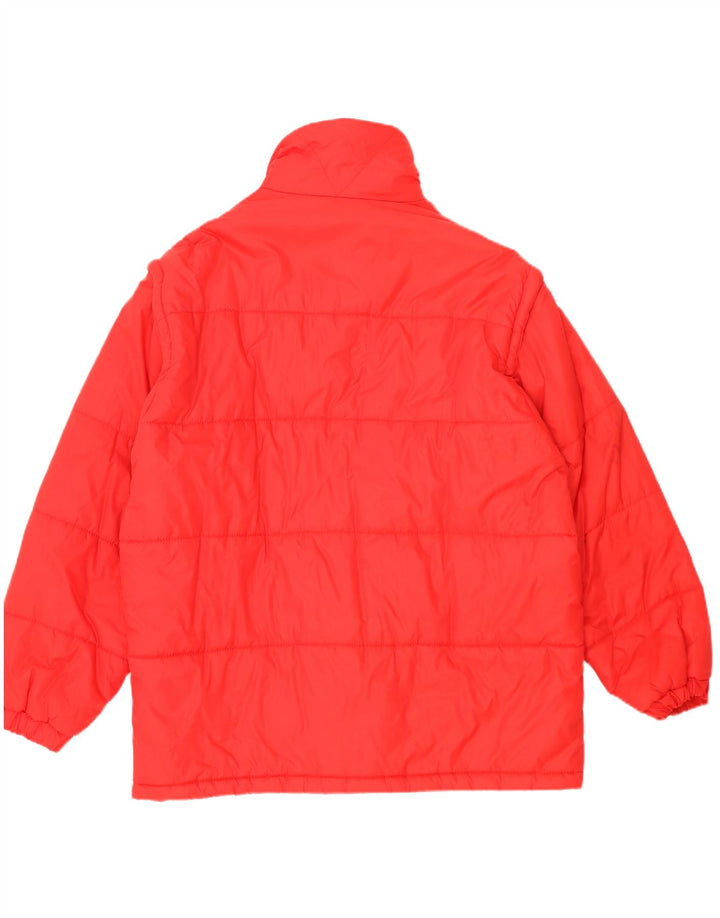 Giacca da sci vintage da uomo UK 42 XL poliestere rosso